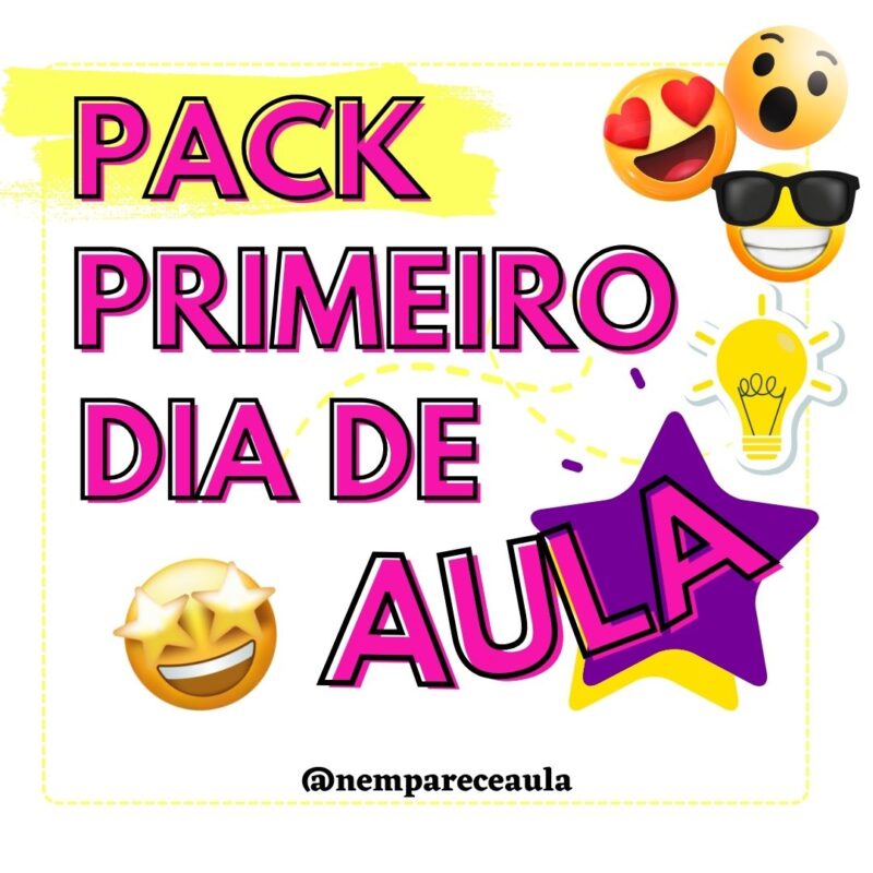 Pack primeiro dia de aula