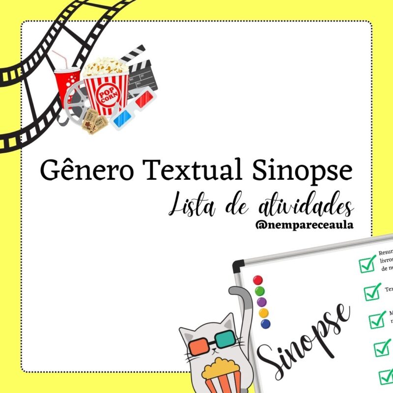 Gênero textual sinopse: lista de atividades