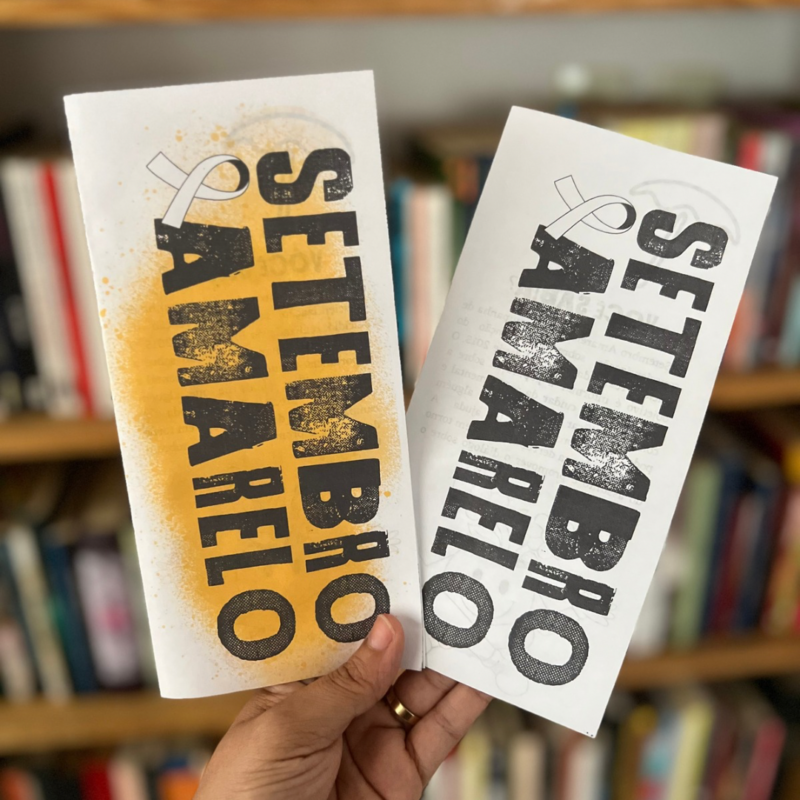 Fôlder Setembro Amarelo