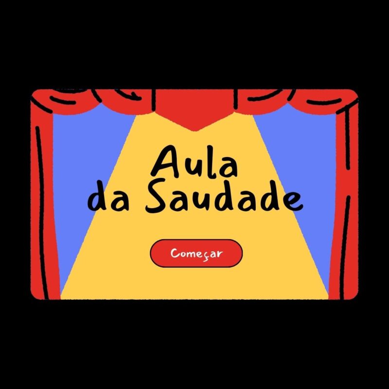 Aula da saudade: slide editável no Canva