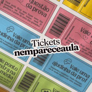 Tickets alunos
