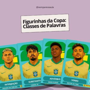 Figurinhas da Copa: Classes de Palavras