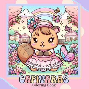 Livro de colorir: Capivara (PDF)